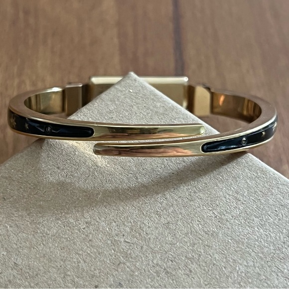 Ernest Borel Watch Incabloc Cuff with Gold Fleur Di Lis Insignia Vintage Antique - Picture 5 of 10